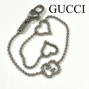 GUCCI Pulsera Brazalete Corazón Plata Mujer Accesorio Auténtico - Imagen 1 de 24
