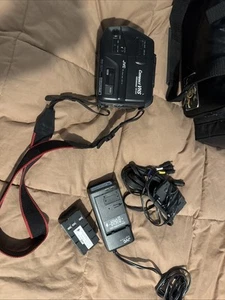 JVC Compact VHS Videomovie GR-AX2 With Carry Bag And Cables - Picture 1 of 12