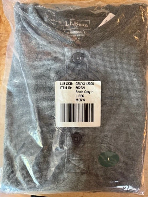 L.L. Mini gofre gris esquisto frijol Hnly, grande, NUEVO en bolsa Foto 1 de 1