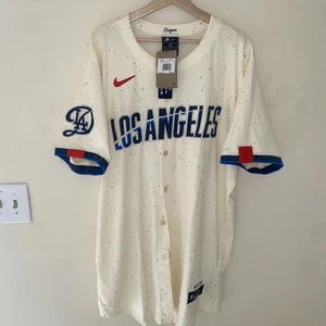Nike Elite Authentic Los Angeles Dodgers 2024 City Connect Jersey 48 - Picture 1 of 8