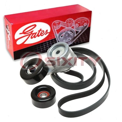 Kit completo de componentes de transmisión por correa serpentina Gates para GMC C1500 vu 1990-1993 Foto 1 de 4