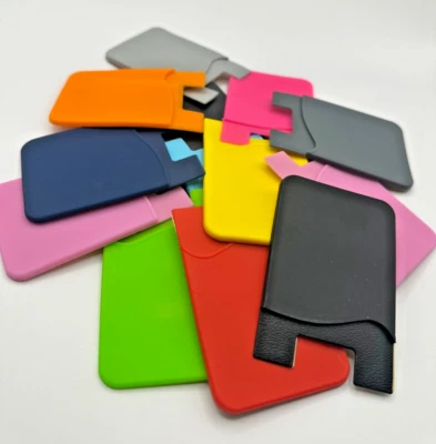 Mobile Phone Grip ID Multi Card Holder Mount for iPhone, Samsung, Google, Nokia - Image 1 of 4