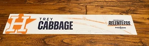 Trey Cabbage 2024 Houston Astros Game Used Locker Plate Wild Card MLB - Bild 1 von 3