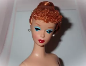 Barbie Titian Barboncino Bangs Coda di Cavallo Repro/Riproduzione Bambola Nuda Nuova Senza Scatola - Foto 1 di 18