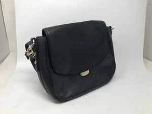 Kate Spade NY Black Pebble Leather Shoulder Bag Purse Gold Hardware 12x9x3.5 - Picture 1 of 8
