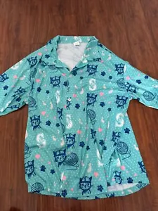 Camicia Seattle Mariners adulto manica corta con bottoni XXL gattini e filati - Foto 1 di 3