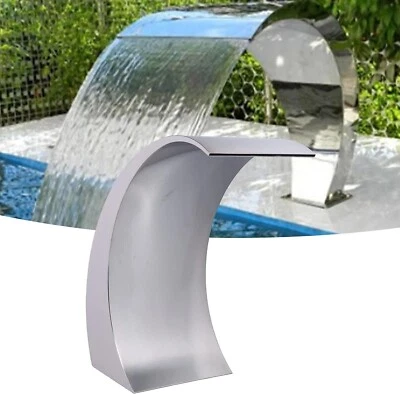 Fuente cascada piscina acero inoxidable Xcello Foto 1 de 4