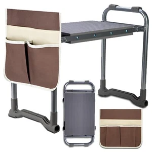 Garden Kneeler Folding Garden Stool Seat with EVA Foam Pad - Portable Foldable G - Picture 1 of 8