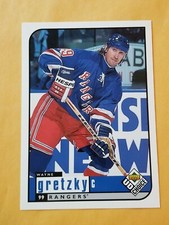 1998-99 Upper Deck UD Choice Oversized #1of5 Wayne Gretzky New York Rangers 5x7
