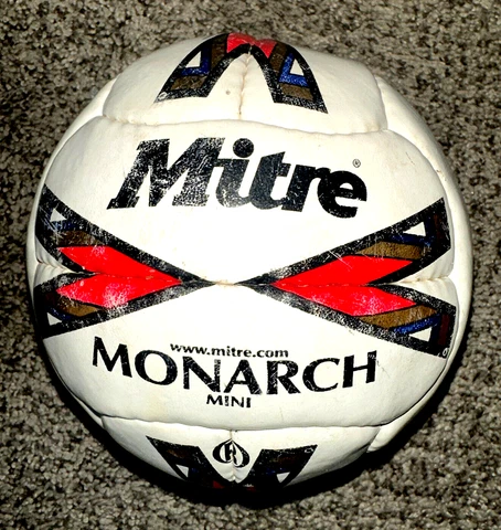 Super Rare! Mitre Monarch Mini Soccer Official Replica 2000 Mini Ball Cover