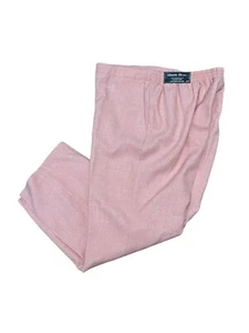NEW Alfred Dunner Pants Pull-On Elastic Waist Women's 12P Short Light Pink Peach - Picture 1 of 7