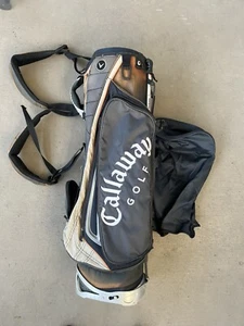 Calloway Warbird Hot XTT; With stand; Used: Walking Golf Bag Beige/ Grey /Black - Picture 1 of 6