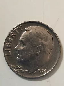 1976 Roosevelt Torch one dime coin - Picture 1 of 2