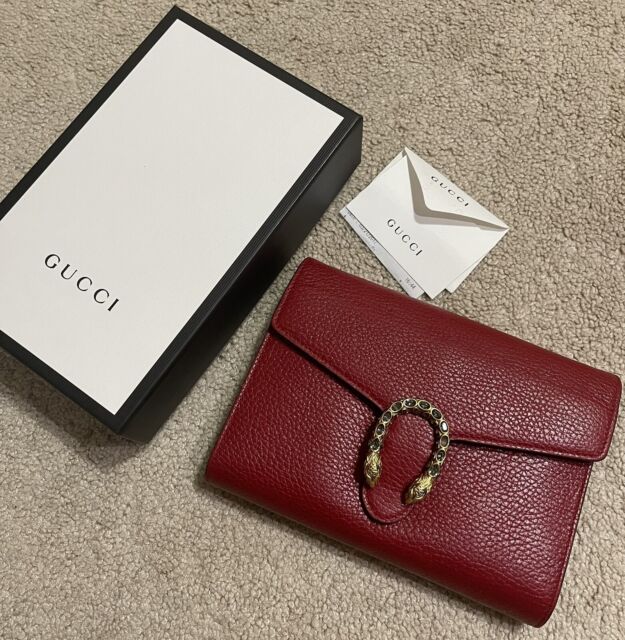 Gucci Dionysus Super Mini Leather Shoulder Bag Burgundy