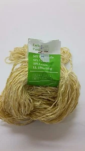 wolle zum stricken effektgarn gold-gelb meliert Strickwolle 500gr. baum/vis/lei - Bild 1 von 5