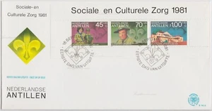 Cover Netherlands Antilles, 1981. Netherlands Antilles. 50th Anniv. Scouting, So - Picture 1 of 2