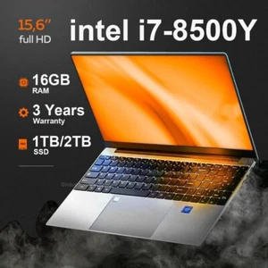 15.6 inch Laptops Office Fingerprint Unlock Notebook 16GB 1TB Windows 11 Pro Gam - Picture 1 of 6