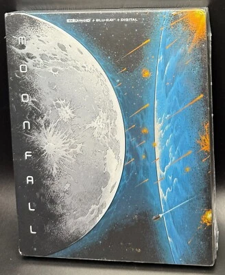 MOONFALL  DOLBY VISION ATMOS 4K UHD BLURAY STEELBOOK *NEW READ DESCRIPTION!* - Image 1 of 4