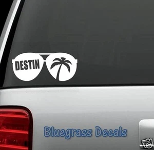 DESTIN FLORIDA HOLIDAY AVIATOR Calcomanía Adhesiva para Coche Camión Laptop Mac Art B1061 - Imagen 1 de 1