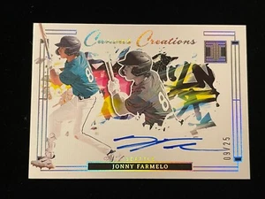 2024 Panini Impeccable Jonny Farmelo Canvas Creations Auto /25 Seattle Mariners - Picture 1 of 3