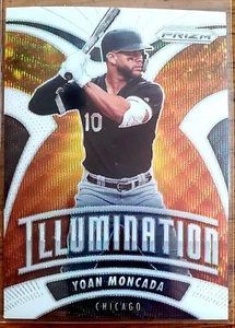 Yoan Moncada 2020 Panini Prizm Illumination White Wave Prizm Refractor Insert - Picture 1 of 1