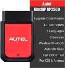 Autel MaxiAP AP2500 Bluetooth Car Code Reader OBD2 Scanner Full Systems ABS SRS