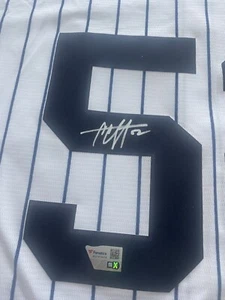 Camiseta deportiva firmada por los fanáticos de los Yankees de Nueva York CC Sabathia con certificado de fanáticos - Imagen 1 de 3