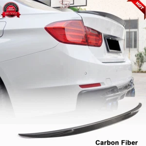 For BMW 3 Series F30 320i 325i F80 M3 12-18 REAL CARBON Rear Trunk Spoiler Wing - Picture 1 of 11