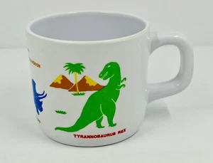 Vintage 1980’s Child's Peco Melamine Cup With Dinosaurs - Picture 1 of 7
