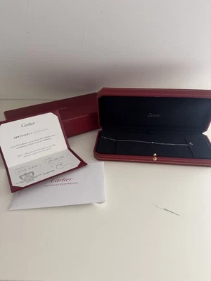 Cartier D’amour Bracelet Brilliant Cut Diamond 18K White - Image 1 of 4