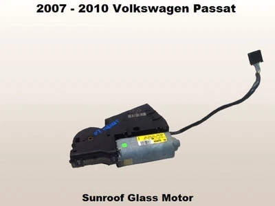 0390200017 2007 to 2010 Volkswagen Passat Upper Sunroof Sun Roof Glass Motor - Image 1 of 4