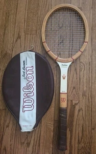 Vintage Wilson Jack Kramer Autograph Wooden Tennis Raquet 4 1/2 Light U.S.A Made - Picture 1 of 6