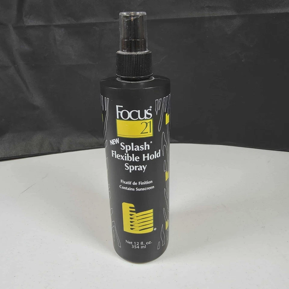 FOCUS 21 SPLASH SPRAY DE SUJECIÓN FLEXIBLE SPRAY PARA EL CABELLO SUJECIÓN MEDIA A FIRME NUEVO 12 FL. OZ. Foto 1 de 2