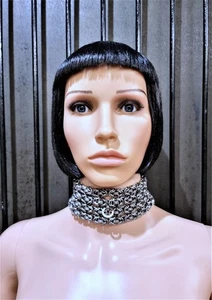 Byzantinisches Kettenhemd Haltungshalsband A2 Stahl (4 Etagen) - Exklusiv (UVP 350 £) - Bild 1 von 3