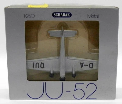 Schabak 1/250 Scale Diecast 1027/1 - Junkers JU-52 - Silver - Image 1 of 3