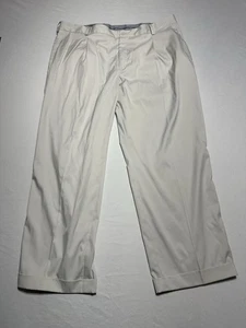 Nike Golf Tour Performance Dri-Fit Hose Herren 42x30 beige flache Vorderseite leicht - Bild 1 von 7