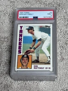 PSA 9 BASEBALL CARD 1984 TOPPS DON MATTINGLY ROOKIE NEW YORK YANKEES - Picture 1 of 1