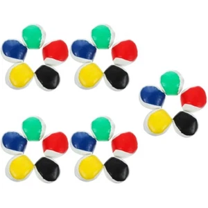 5St Wurfspiel-Sitzsäcke Draußen Tragbar Sandsack Bunt Sandsäcke Für Kinder - Bild 1 von 12