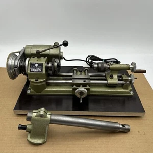VINTAGE UNIMAT-SL Model DB-200 AUSTRIA MINI LATHE Black Badge Nice Working Shape - Picture 1 of 22