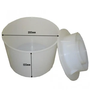 Cheese Making Mould No 22- Large Cylinder With Base and Follower 205 x 155mm - Picture 1 of 1