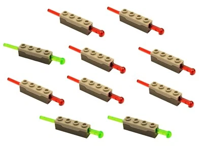 😀 LEGO x10 spring dart shooter weapon gun missile cannon castle knight 😀 [+]