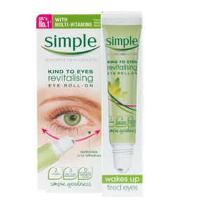 6 x Simple Kind To Eyes Revitalising Eye Roll-On 15ml - Picture 1 of 5
