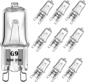 *10 Pack* G9 Bulb 25W/40W/50W/60W Warm White Small Light Bulb 120V Fast Ship - Picture 1 of 6