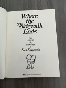 Vintage Shel Silverstein Where The Sidewalk Ends Hard Cover Edition - Picture 1 of 10