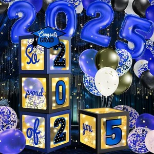 Graduation Decorations 2025, Graduation Party Decorations, Balloon Boxes with Le - Picture 1 of 8
