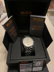 Mido Baroncelli, Referenz: M8607.4.M1.12, Herrenuhr, Zifferblatt Silber - Bild 1 von 1