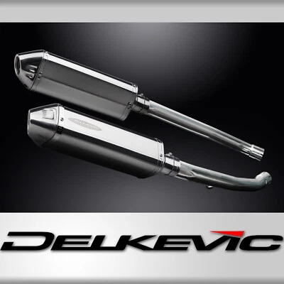 Kit silenciador de escape de acero inoxidable triovalado de 13" Slip On Kawasaki ZX-14R 2012-2023 Foto 1 de 4