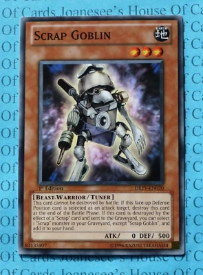DREV-EN020 Scrap Goblin Yu-Gi-Oh Card 1st Edition New - Image 1 of 4