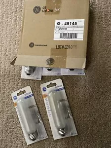 5 GE Tubular Bulbs 40w /120Volt Medium Base 40T10/F New Old Stock Fast Shipping - Picture 1 of 2