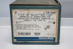 Thomas & Betts, LT9150P, 1-1/2" 90Deg Seal Tight Nonmetallic Connector Conduit - Picture 1 of 4